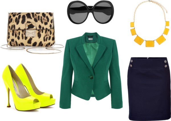 Color Blocking with Leopard