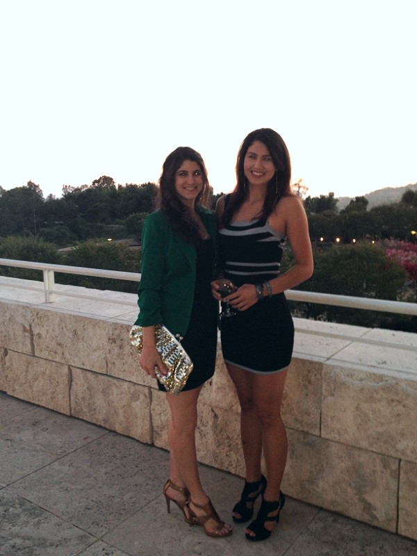 Laura and Kelly at the Getty