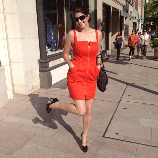 On Rodeo Drive wearing @LeaFCollections from the post http://www.lauralily.net/2012/08/01/rodeo-drive/