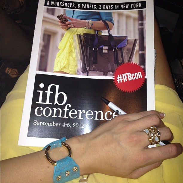 At #IFBCON with my @RubyRoxanneDesigns bracelet and @ExpressStyle ring