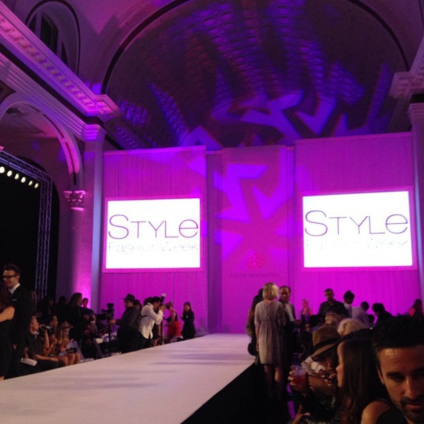 Front row for @AlexisMonsanto and ready for the show to begin! @StyleFW #LaFW @theLAFashion