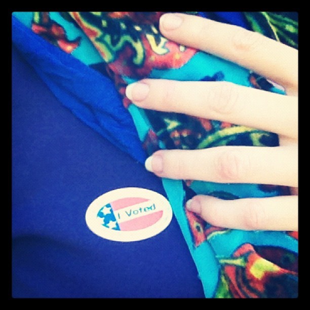 I voted #vote