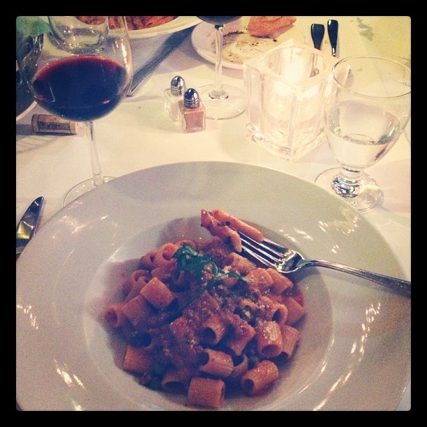 Italian dinner tonight #yummy