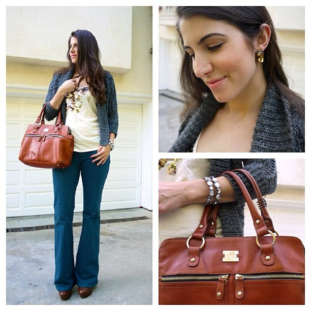 Today's outfit on the blog- casual with sequins http://www.lauralily.net/2012/11/27/teal-denim/