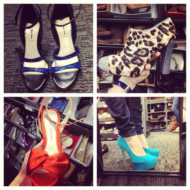 fun shoes @NordstromRack #shoes #MiuMiu #leopard #glitter #booties
