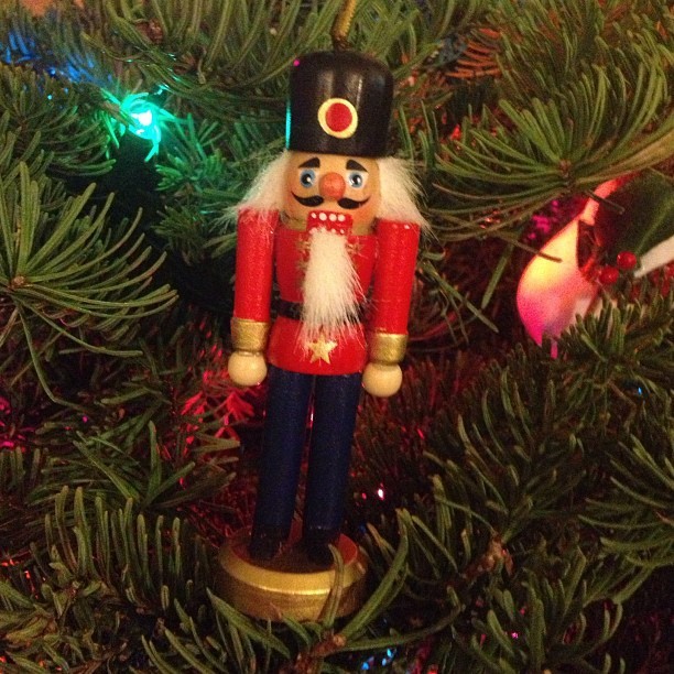 Love my little nutcracker ornament #nutcracker #ornament #Christmas