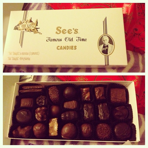 My brother knows me so well. @seescandyinc #chocolate #present