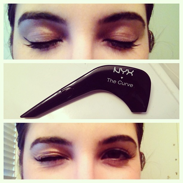 Love my new eyeliner by @NYXcosmetics Incredible precision #cosmetics #eyeliner #makeup