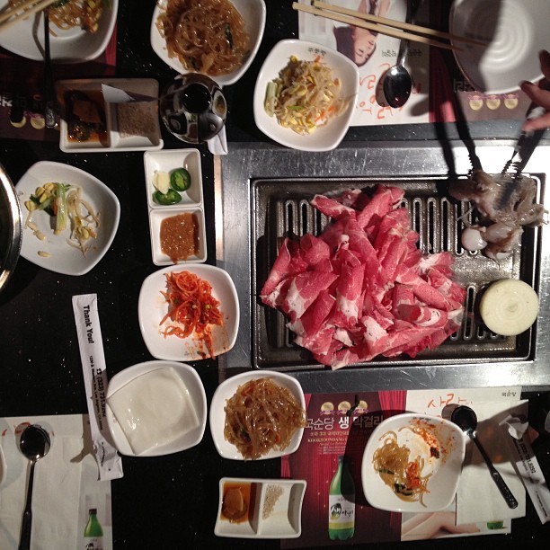 And so the night begins... Korean BBQ #food #bbq #delicious #Korean #yummy