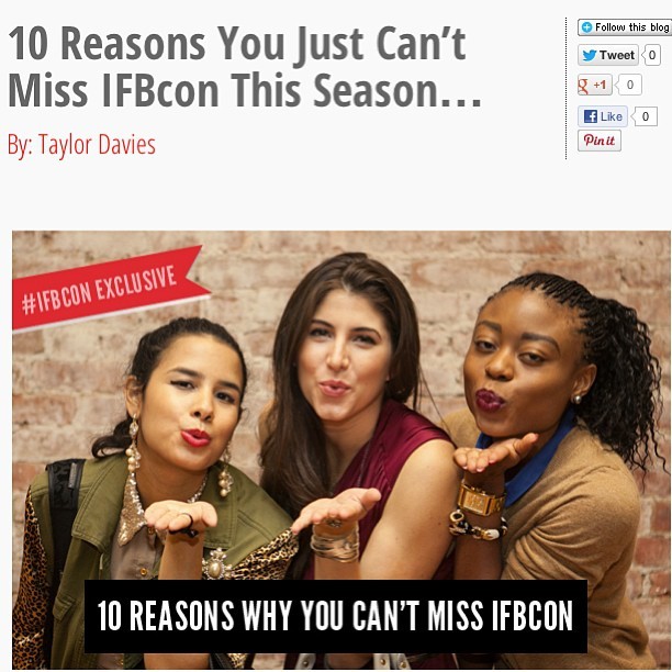 Featured on @_IFB today with my girls @amintair and @jadorefashion !! #fashionbloggers