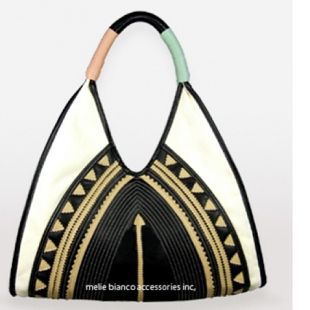 This tribal @MelieBianco bag is on my Feb. Wish List www.lauralily.net #wishlist