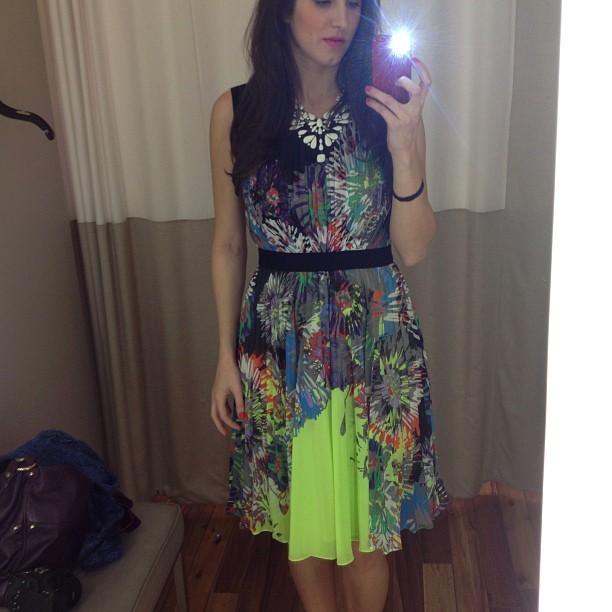 Fell in love with this @BCBGMAZAZRIA dress.