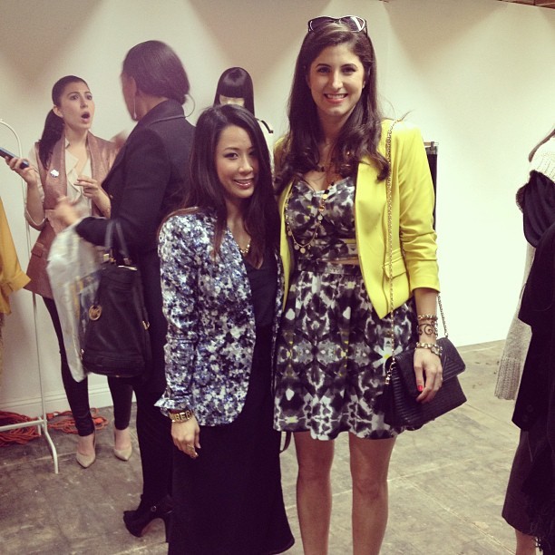 With the beautiful @kimberly_luu at @lafashcouncil #lafcollections #lafcfw13