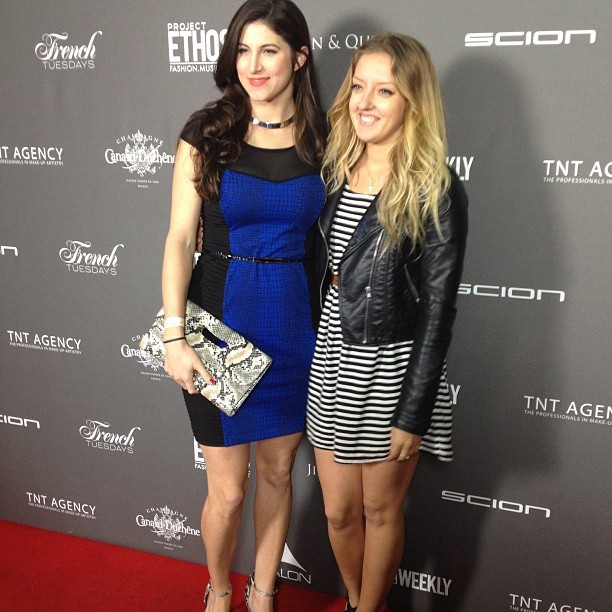 On the red carpet with @thegreatdayn at @projectethos #lafw