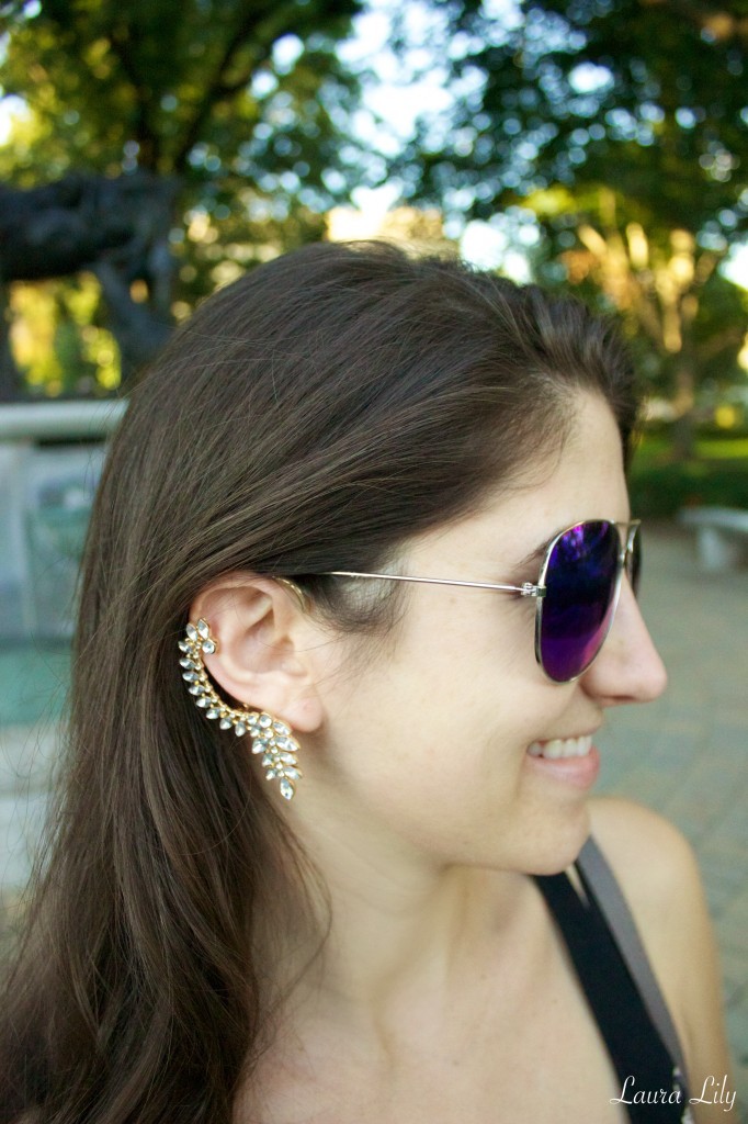 Morristown,Laura Lily Fashion blog, laura yazdi los angeles fashion blogger, budget style blog, what to see and do in morristown new jersey, Shop Lately ear cuff, Two Brown Eyed girls manicure, Laboratory hair salon, 