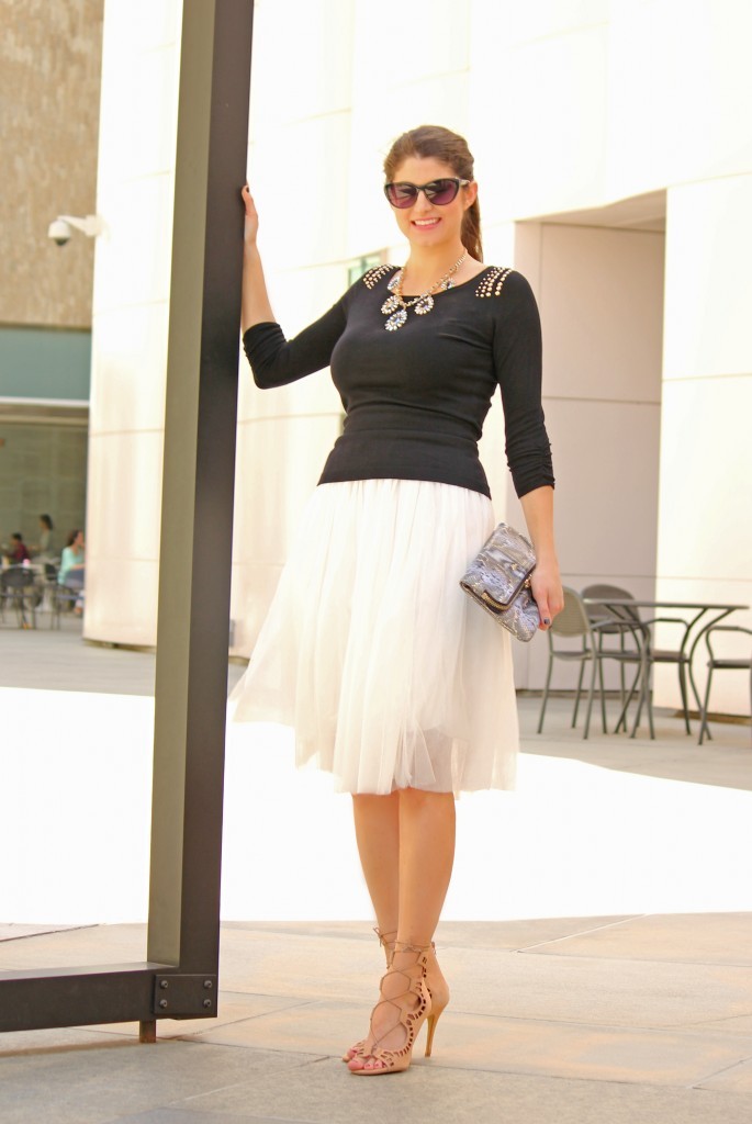The Tulle Skirt,  Audry Hepburn look style,Three R Photography, Los Angeles Fashion Blogger Laura Lily, budget style blog, 