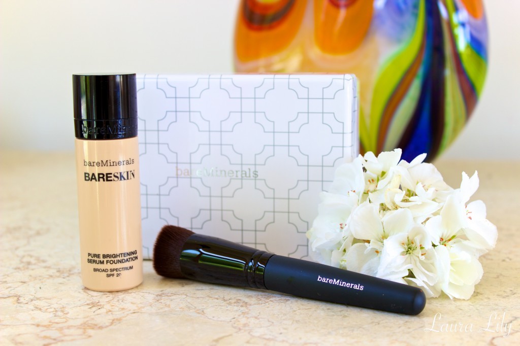 bareSkin by bareMinerals Pure Brightening Serum Foundation, blogger beauty review, LA Beauty Blogger Laura Lily, 