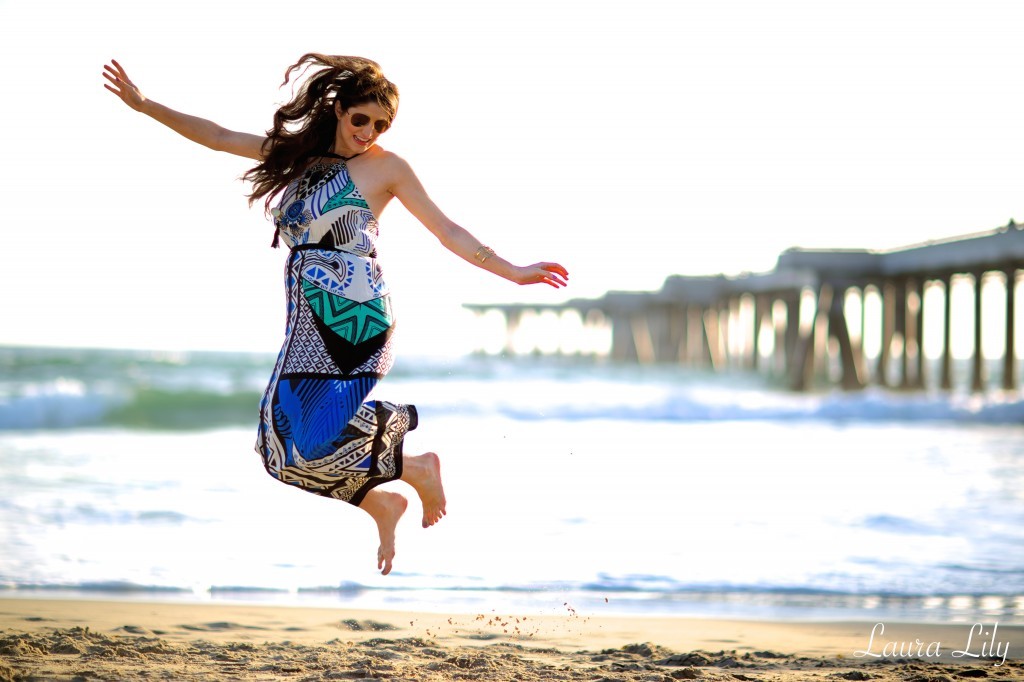 Take the leap, la fashion blogger laura lily, personal stylist in los angeles, tribal print swell maxi dress,