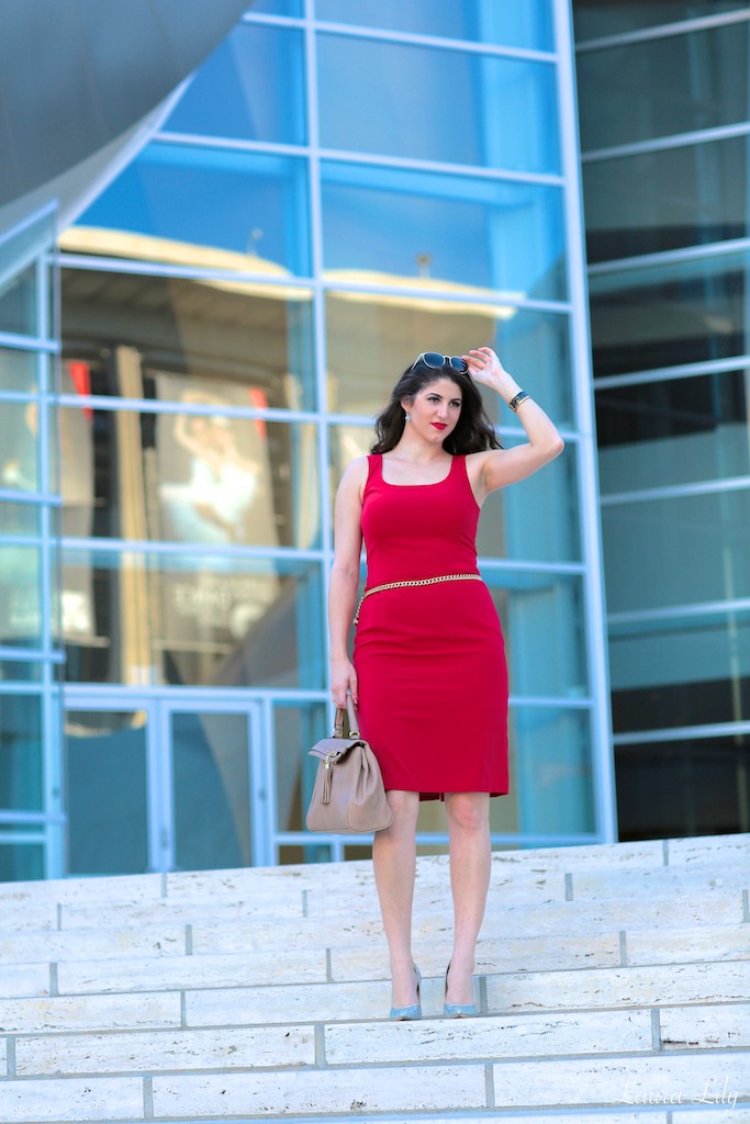 My PIOL Dress, Piol Dress review, custom made dresses, tailored dresses, pretty custom dresses, Los Angeles Fashion Bloggers, Laura Lily, wear to work outfits, Kate Middleton outfits, Silver Ivanka Trump Carra pumps, Tony Oberstar Photography, Disney Concert Hall,