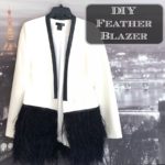 DIY Feather Blazer