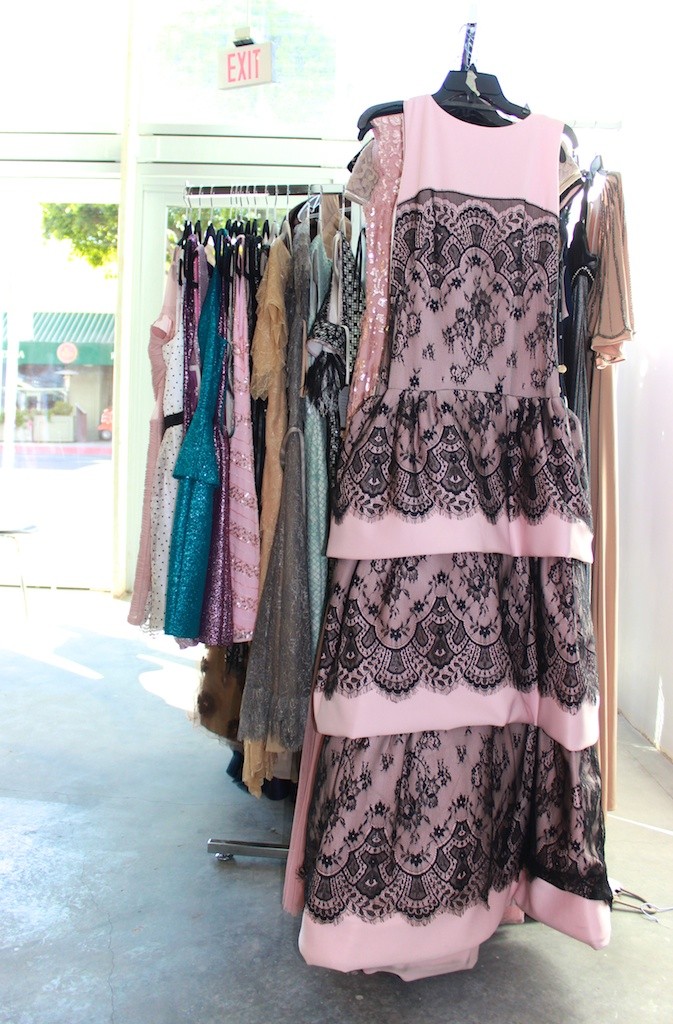 Shop for Success, Kier Couture, Kier Mellour, Laura Lily, Dress for Success, Charity Shopping Event Los Angeles, LA Fashion Blogger, For Love and Lemons Sheer beaded maxi dress,