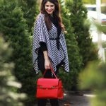 12 Days of Holiday Style: Houndstooth Cape
