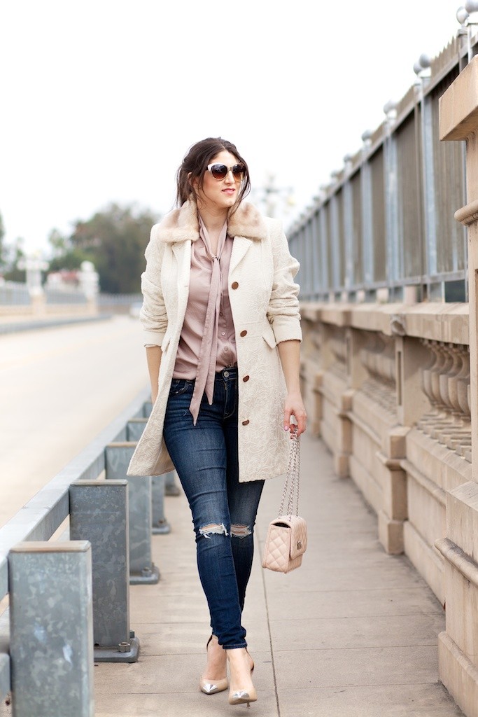 First Day of Spring, xhilaration baroque coat, Laura Lily LA Fashion Blogger, 