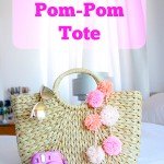 DIY Pom-Pom Tote + Giveaway