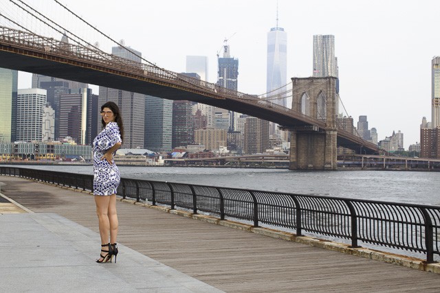 Missguided Cape Dress, Brooklyn Bridge, Laura Lily- Fashion, Travel and Lifestyle Blog, 