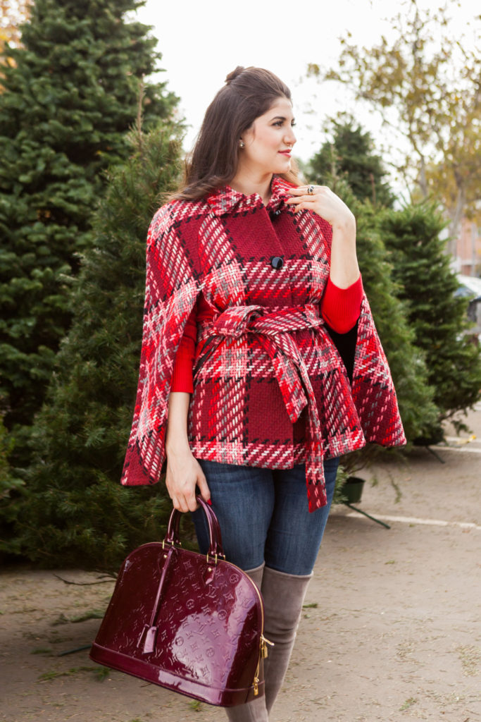 Kate Spade Cape | 12 Days of Holiday Style | Laura Lily