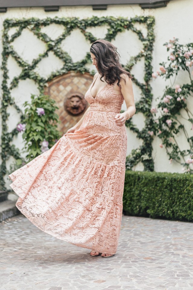 How to Throw a Garden Party, Dress the Population Lace Maxi Dress, what to war to a garden party,