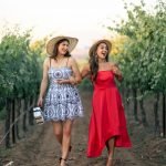 Tiered Dress in the Vineyard