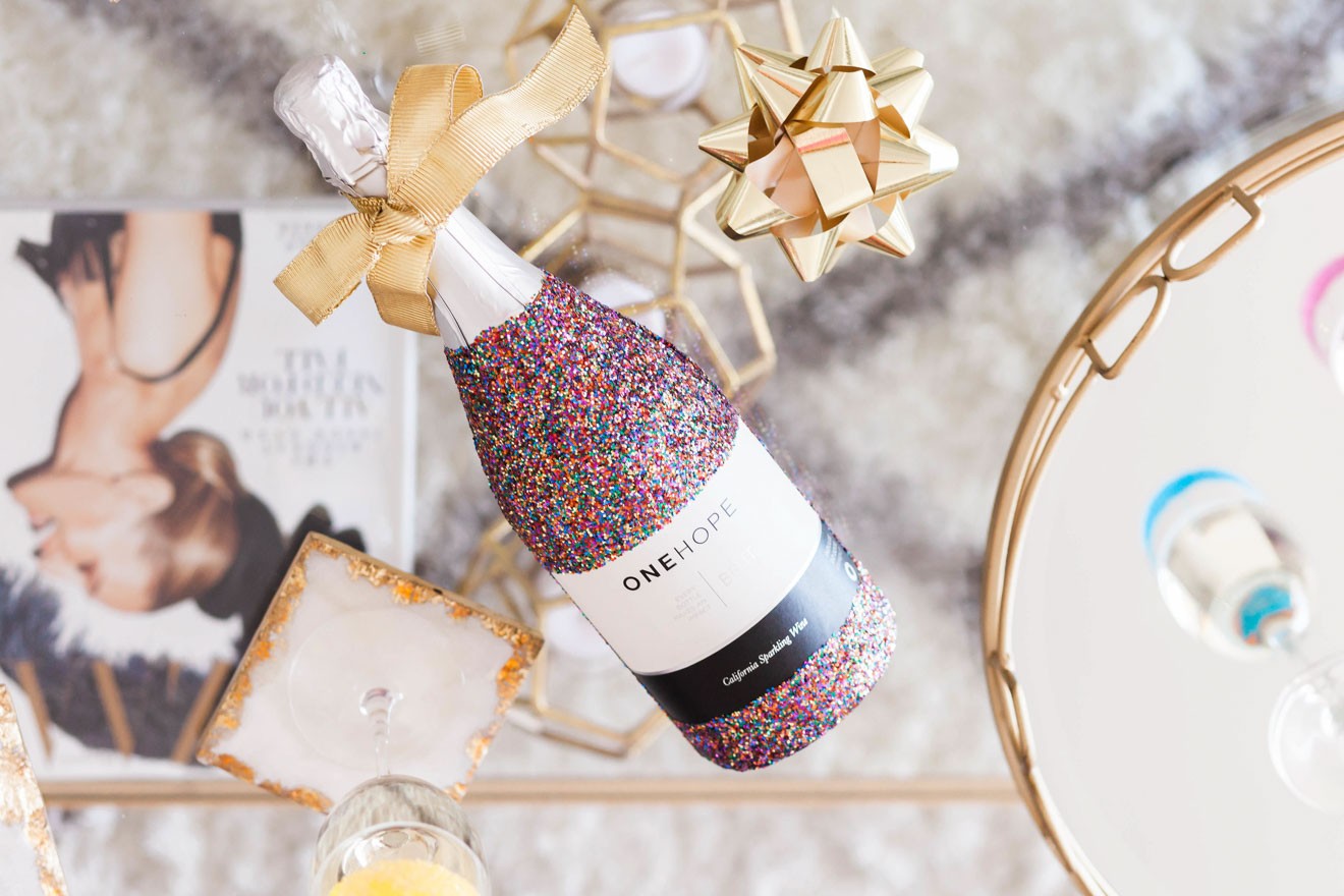 ONEHOPE Wines, Rainbow Glitter Edition Bottle, Best Gift for any Host, Best gifts for Him, Best Gifts for her,Laura Lily - Fashion, Travel and Lifestyle Blog,