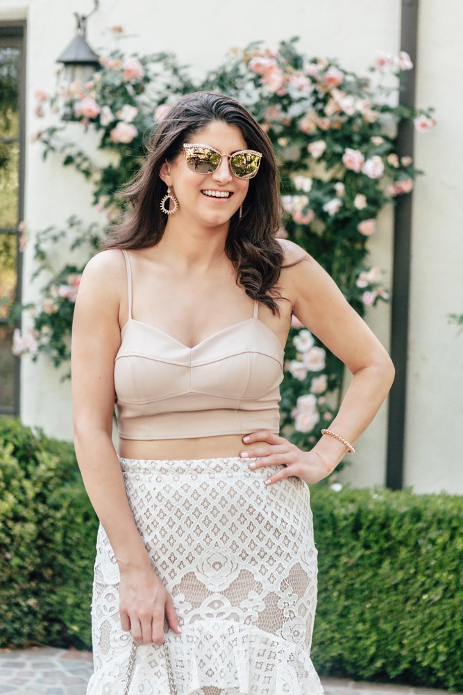 Tiered Lace Skirt, Why I Prefer to Be Spontaneous, Laura Lily Fashion Blog,