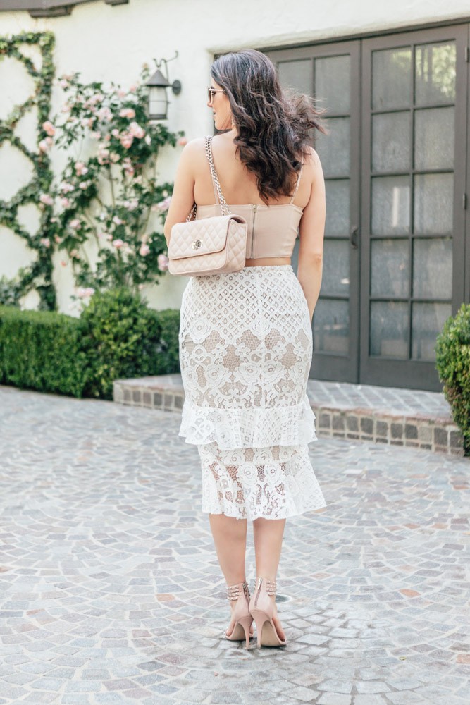 Tiered Lace Skirt, Why I Prefer to Be Spontaneous, Laura Lily Fashion Blog,