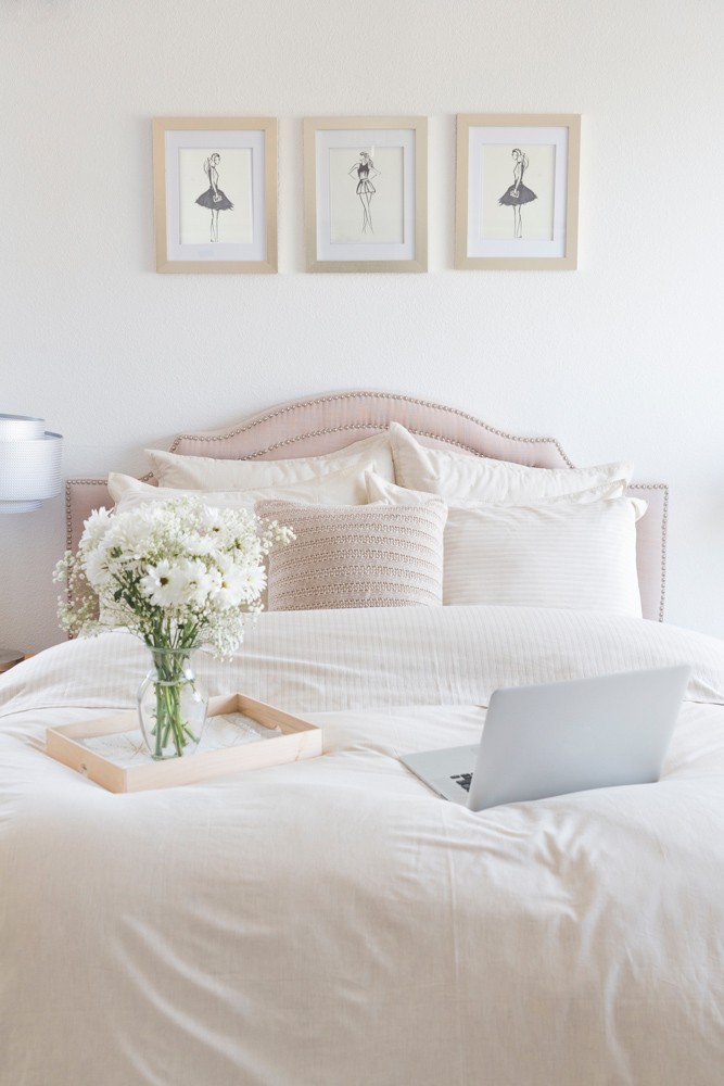 5 Tips for a Beautiful Home, Laura Lily Bedroom, Summer Bedroom Reveal, Laura Lily Home, Lauren Ralph Lauren Bedding at Macys, featured by top Los Angeles life and style blogger, Laura Lily