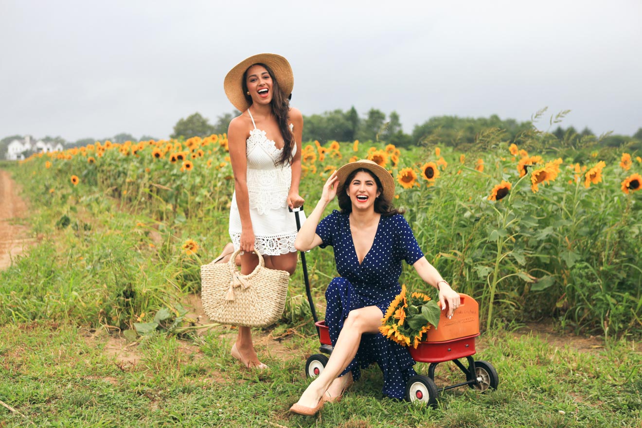 Hamptons Travel Guide, Laura Lily Fashion Travel and Lifestyle Blog, Elizabeth Keene,Sunflower Fields