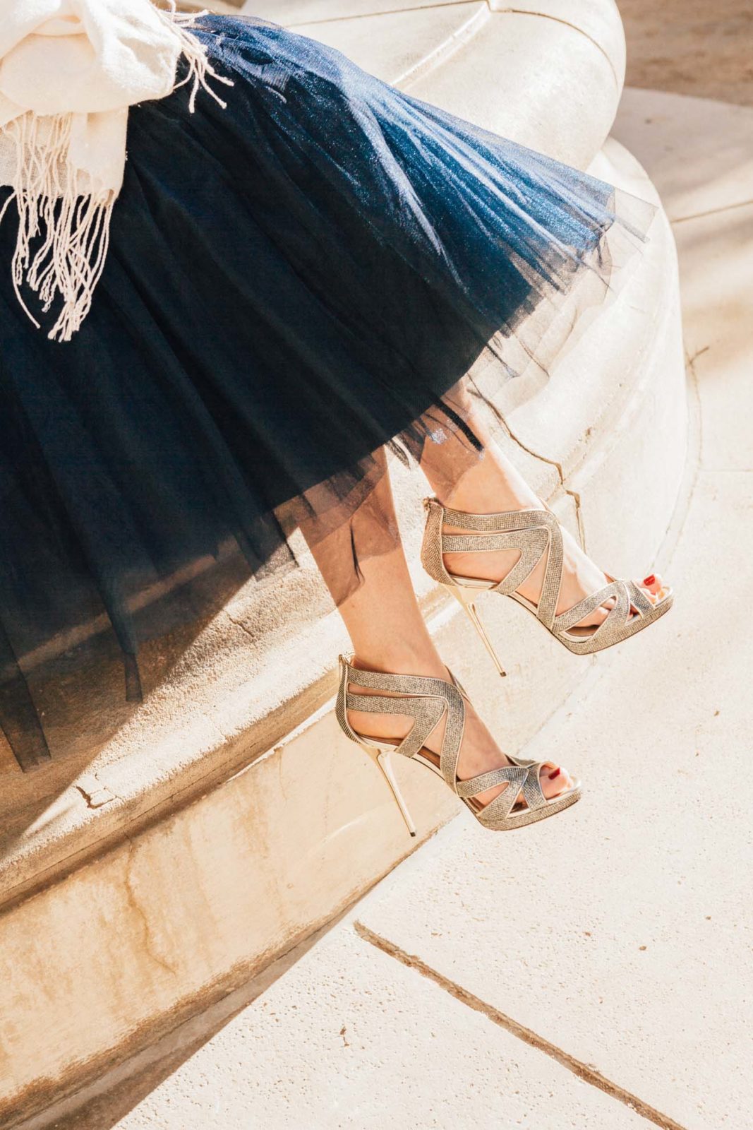12 Days of Holiday Style, Laura Lily Fashion Travel and Lifestyle Blog, Asos Navy Tulle Dress, 