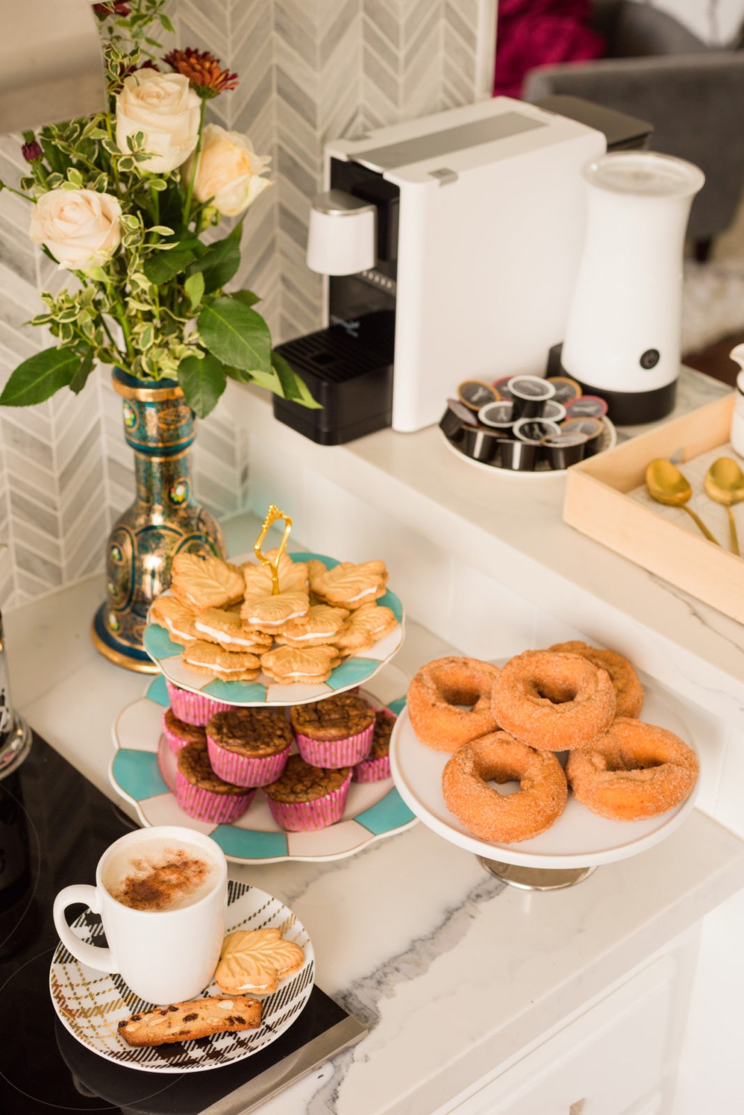 Festive Holiday Coffee Bar Ideas featured by top Los Angeles life and style blogger Laura Lily