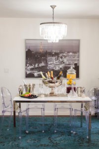 Stylish Beverage Table Ideas for the Holidays by Popular Lifestyle Blogger Laura Lily,