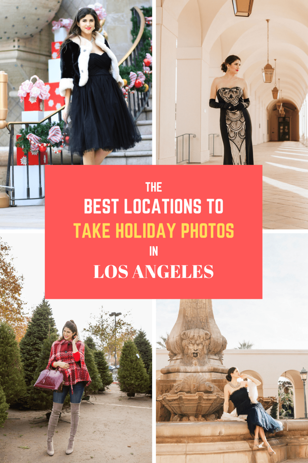 Best Places to Take Holiday Photos in Los Angeles by Fashion Blogger Laura Lily,