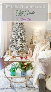 Holiday Bar Cart ideas, how to decorate a Holiday Bar Cart