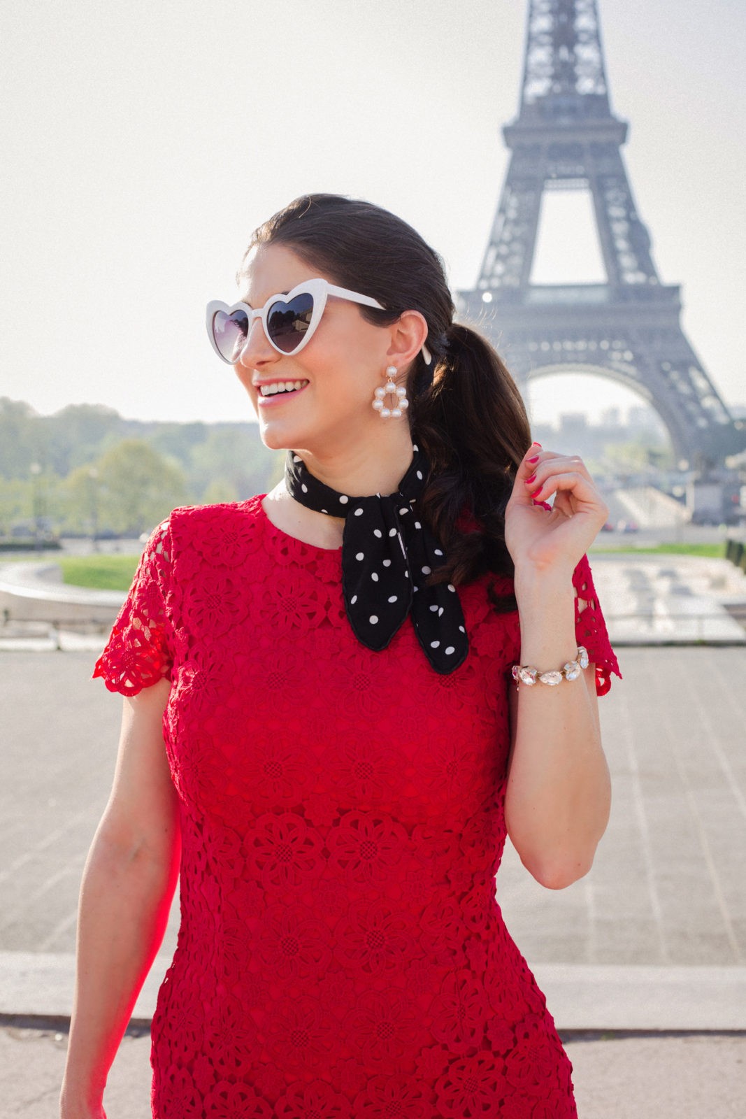 The Importance of Self-Love by Fashion Blogger Laura Lily, Red Lace Eliza J Dress,