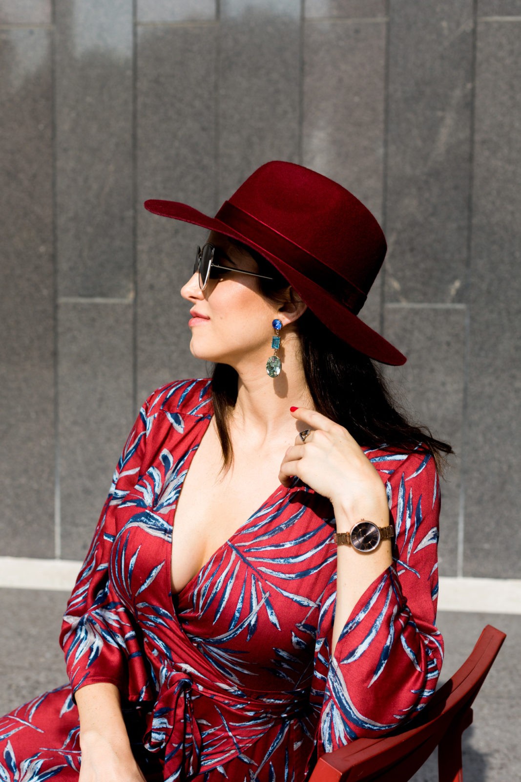 Ways to Get Inspired featured by top US life and style blogger Laura Lily; Image of woman wearing Revolve Dress, Ivanka Trump flats, Prada handbag, Jessica Simpson sunglasses, Forever21 fedora, Alfred Sung watch and Sugarfix by Bauble Bar earrings