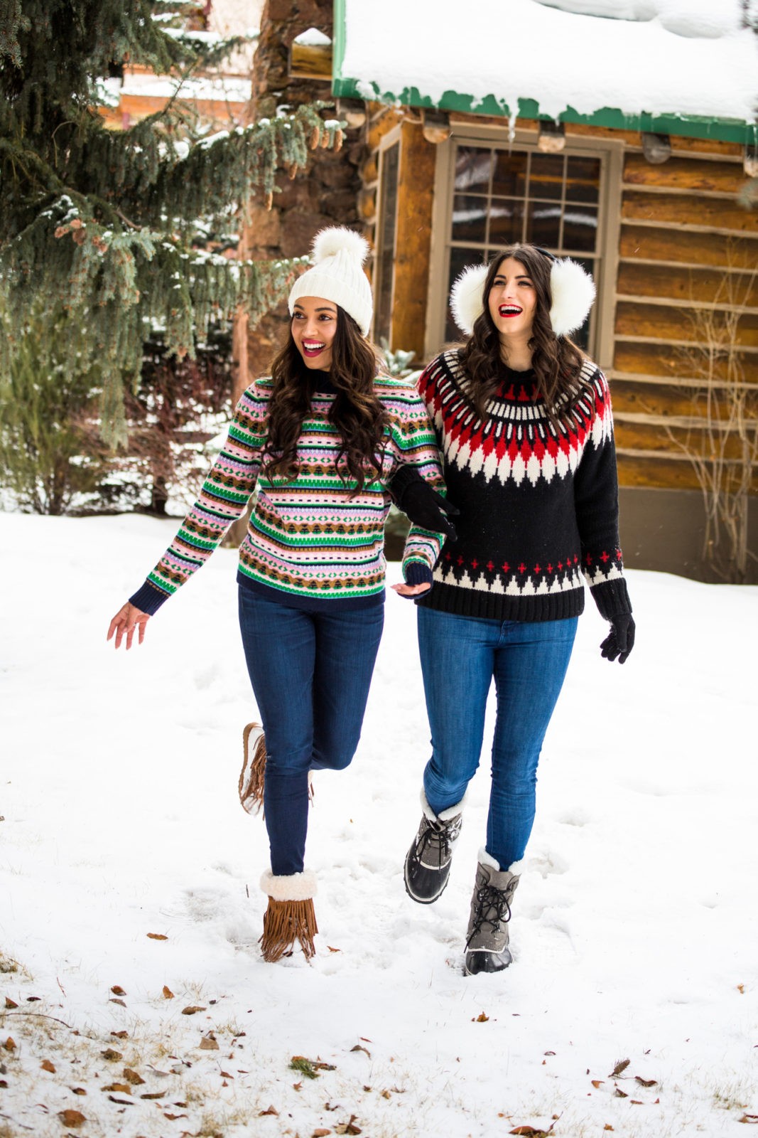 Fair Isle Sweaters by top US Fashion Blogger Laura Lily: image of a woman wearing a Ralph Lauren JCrew Fair Isle Sweater