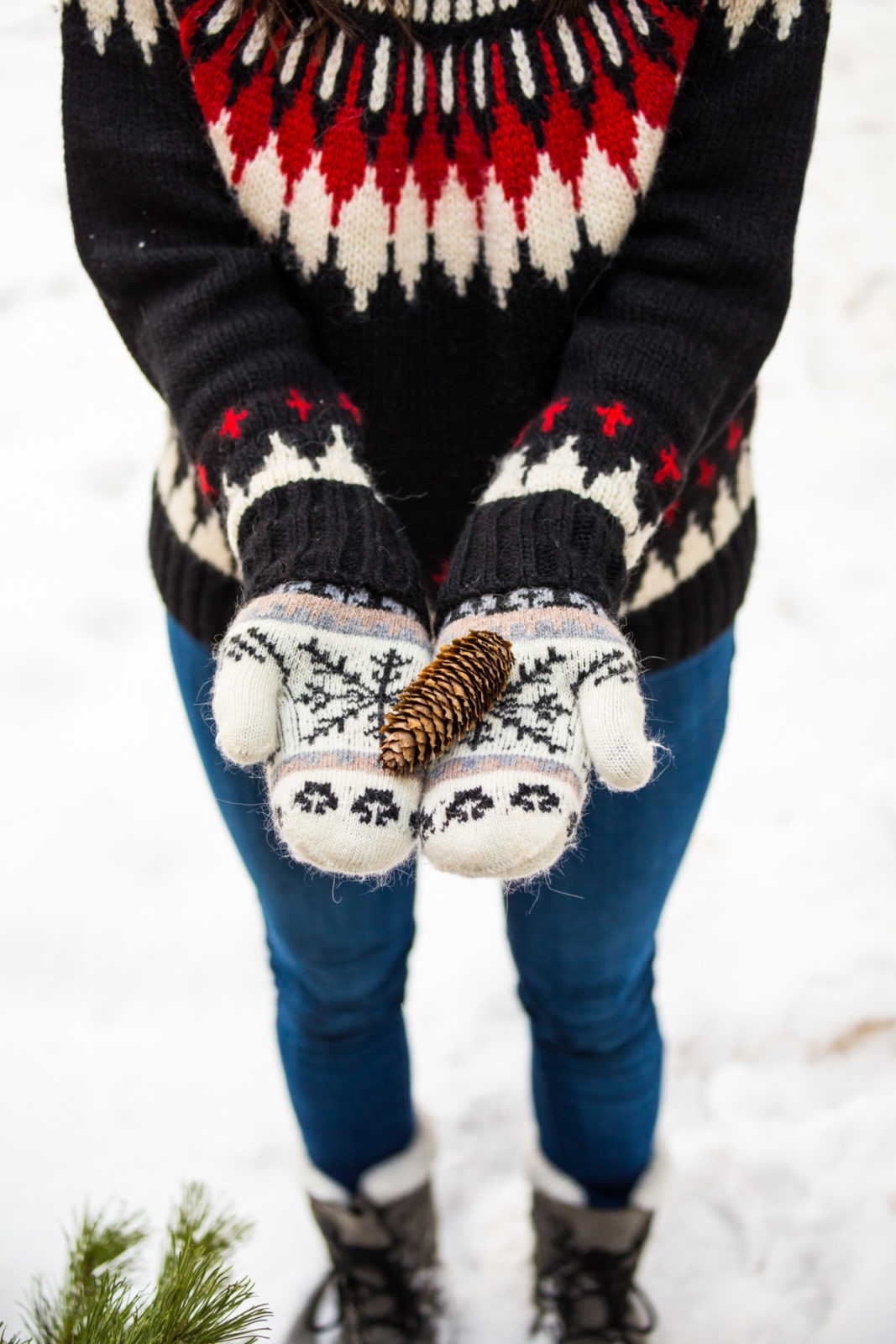 Fair Isle Sweaters by top US Fashion Blogger Laura Lily: image of a woman wearing a Ralph Lauren JCrew Fair Isle Sweater