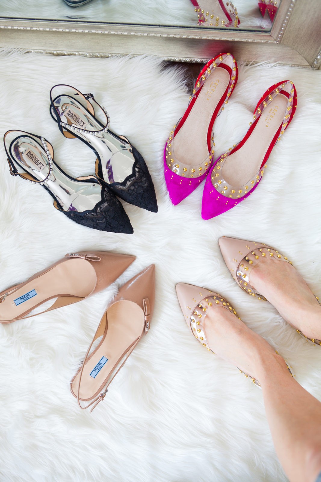 Spring Flats featured by top US fashion blogger Laura Lily