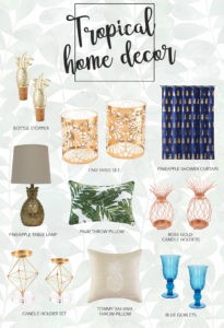 Stage Stores tropical home decor by lifestyle blogger Laura Lily