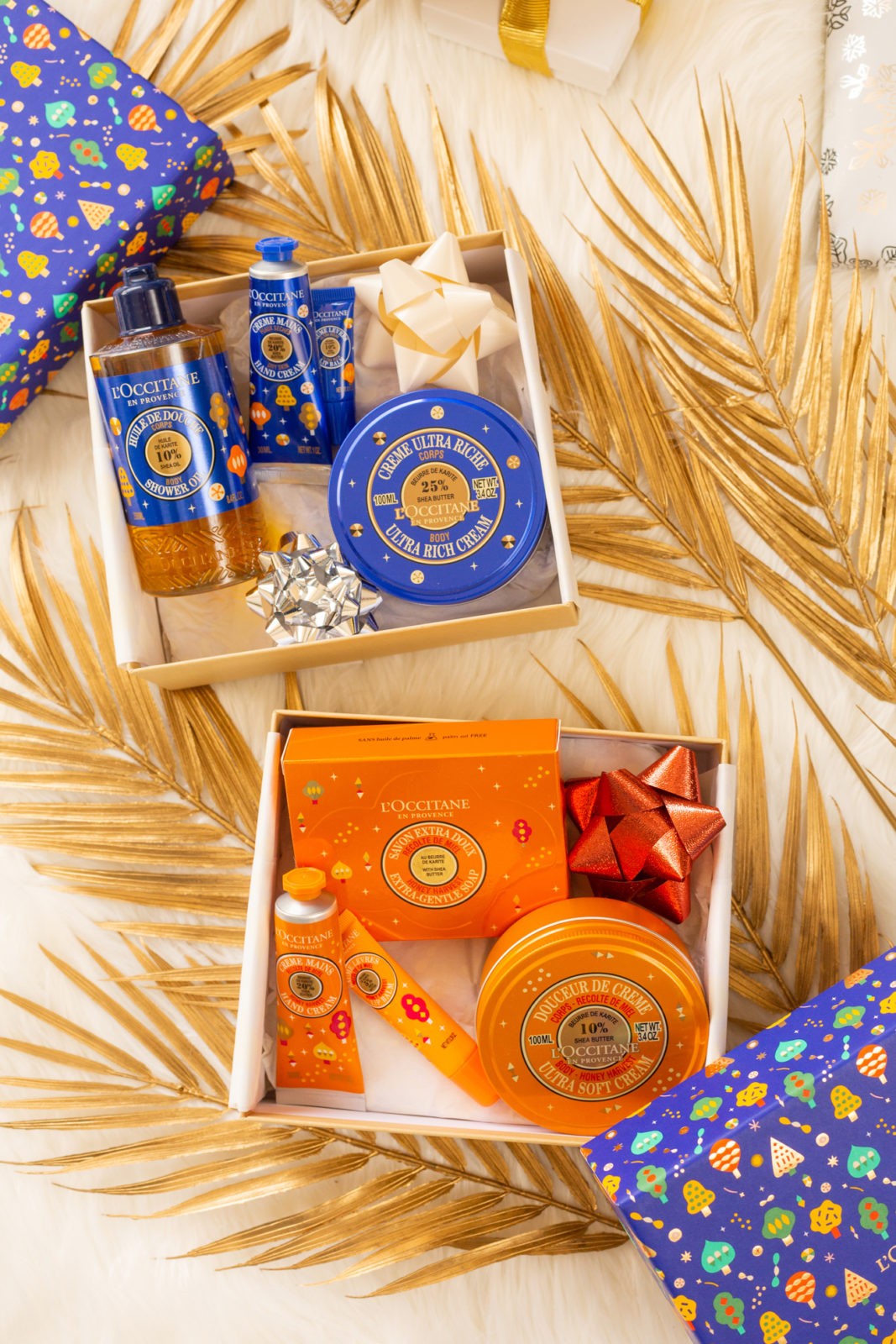 Gift Ideas for the Woman Who Has Everything by Lifestyle Blogger Laura Lily, L'Occitane skincare gift sets |  Gift Ideas for the Woman Who Has Everything by popular Los Angeles life and style blogger, Laura Lily: image of L'Occitane gift sets.