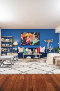 How to Upgrade Your Living Room on a Budget with Z Gallerie: 5 Essential Tips by Home Decor Blogger Laura Lily , Z Gallerie Abstract Artwork